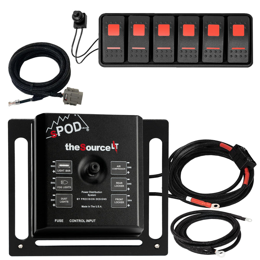 Modular SourceLT w/Red LED for Uni with 84 Inch Battery Cables