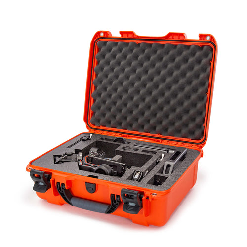 Waterproof Nanuk 930 Hard Case with Foam Insert for DJI RS 3/RS 3 Pro Combo, Orange