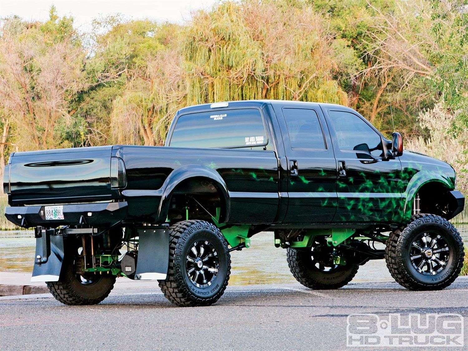 Satin Black Road Armor 61000B Rear Stealth Bumper for Ford Super Duty