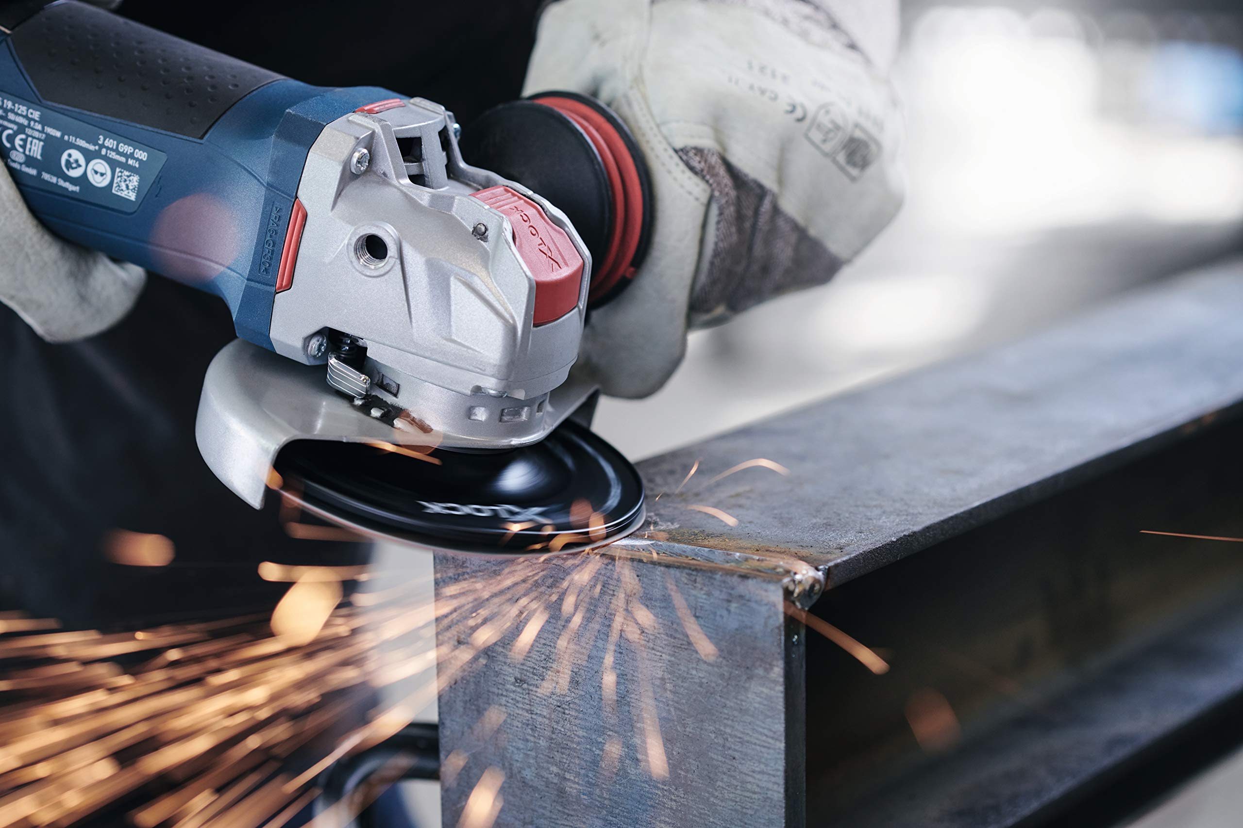 Bosch 4-1/2 In. GWX10-45DE X-LOCK Ergonomic Angle Grinder with No Lock-On Paddle Switch