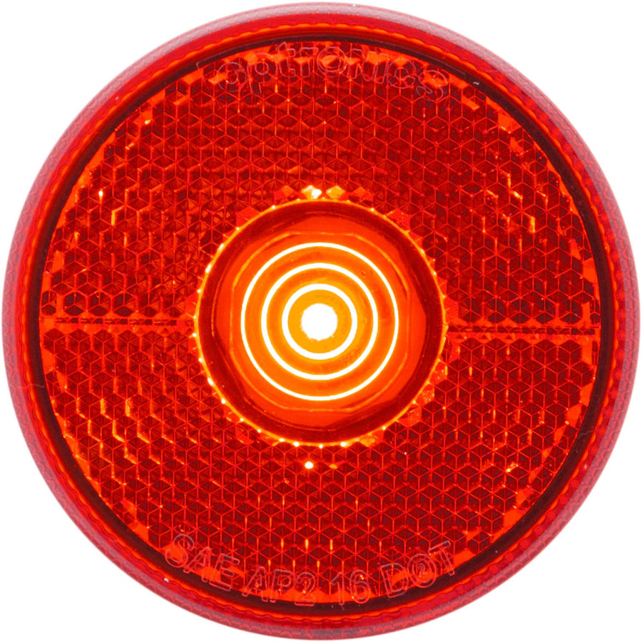 2.5" Round Red Optronics MCL0039RBB Marker Clearance Light With Reflex