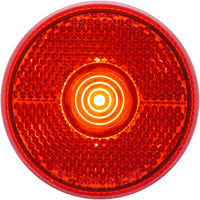 2.5" Round Red Optronics MCL0039RBB Marker Clearance Light With Reflex