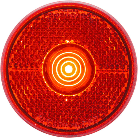 2.5" Round Red Optronics MCL0039RBB Marker Clearance Light With Reflex