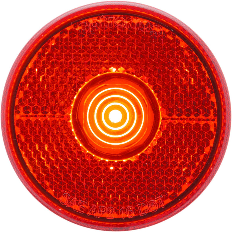 2.5" Round Red Optronics MCL0039RBB Marker Clearance Light With Reflex