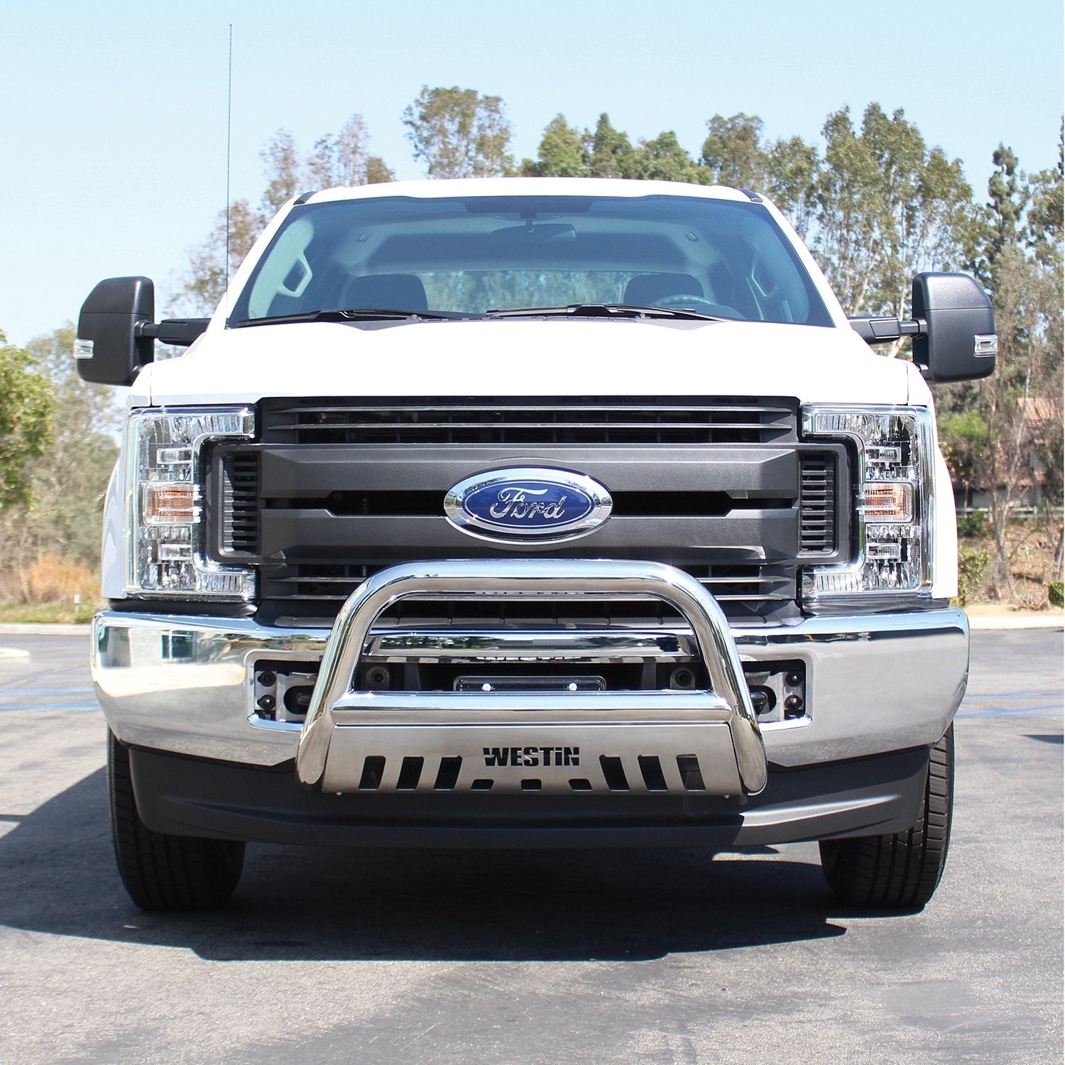 31-5370 Westin E-Series Bull Bar fits 2011-2016 F250 F350 F450 F550 Super Duty Stainless Steel