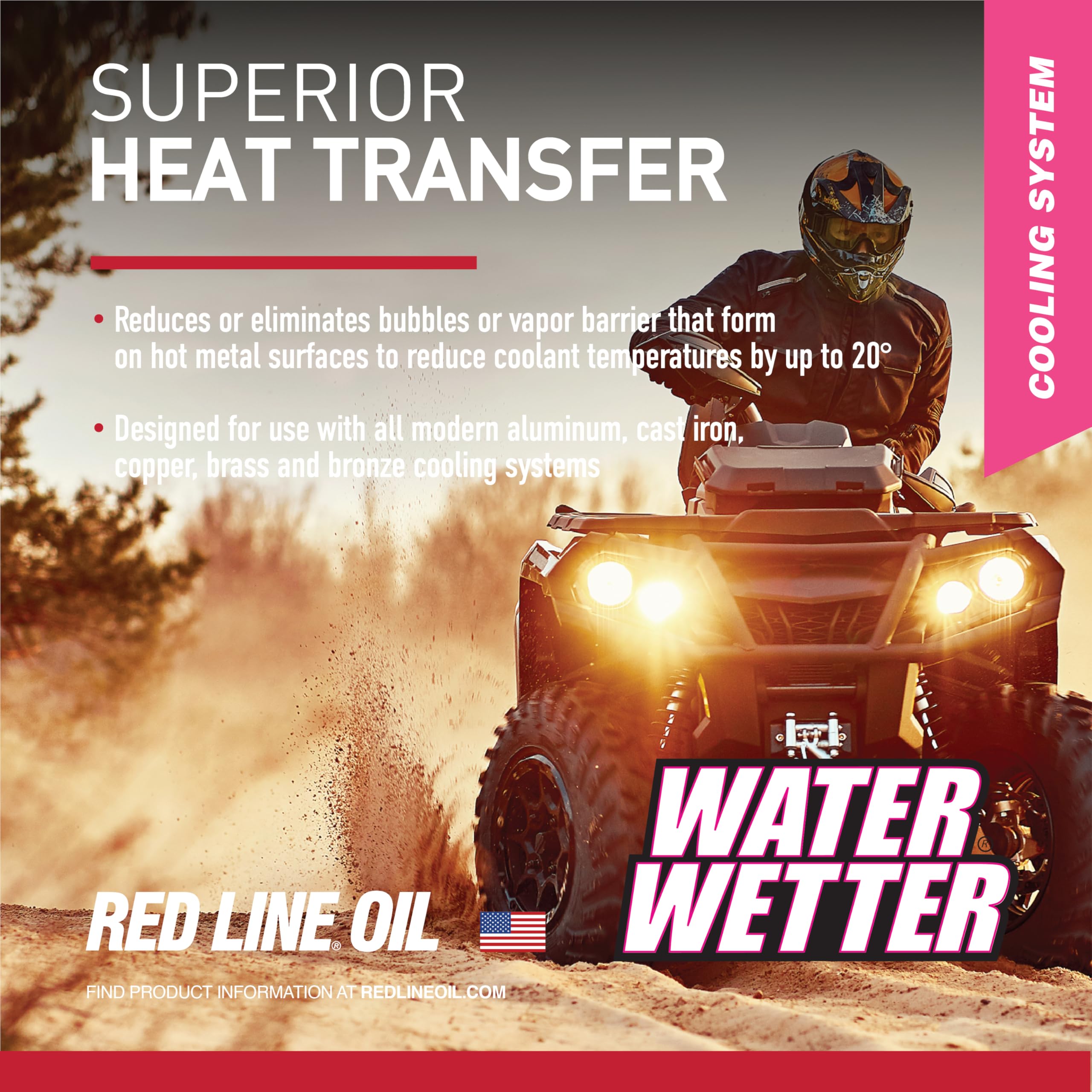 Red Line Supercool 80205, Extreme Powersports Coolant, Safe for Track, Street, Off-Roa - 1/2 Gallon (64 Ounces)