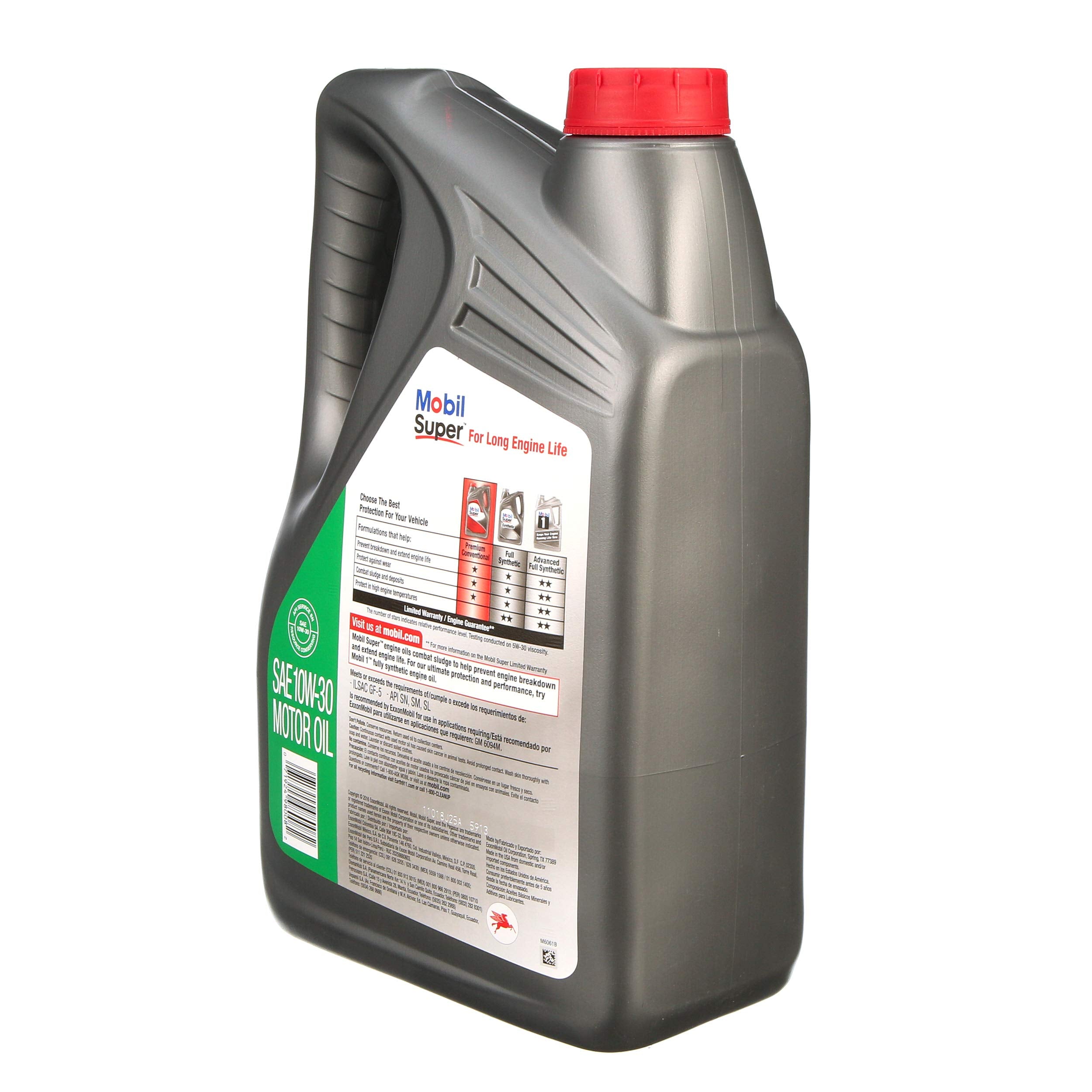 Mobil Super 10W-30 Mobil 1 Premium Motor Oil for Long Engine Life