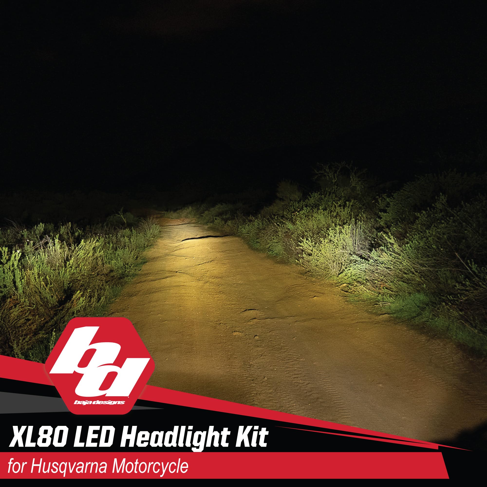 Baja Designs LED Headlight Kit XL80 for Husqvarna Motorcycle FE-S, FE, FE-W 2024