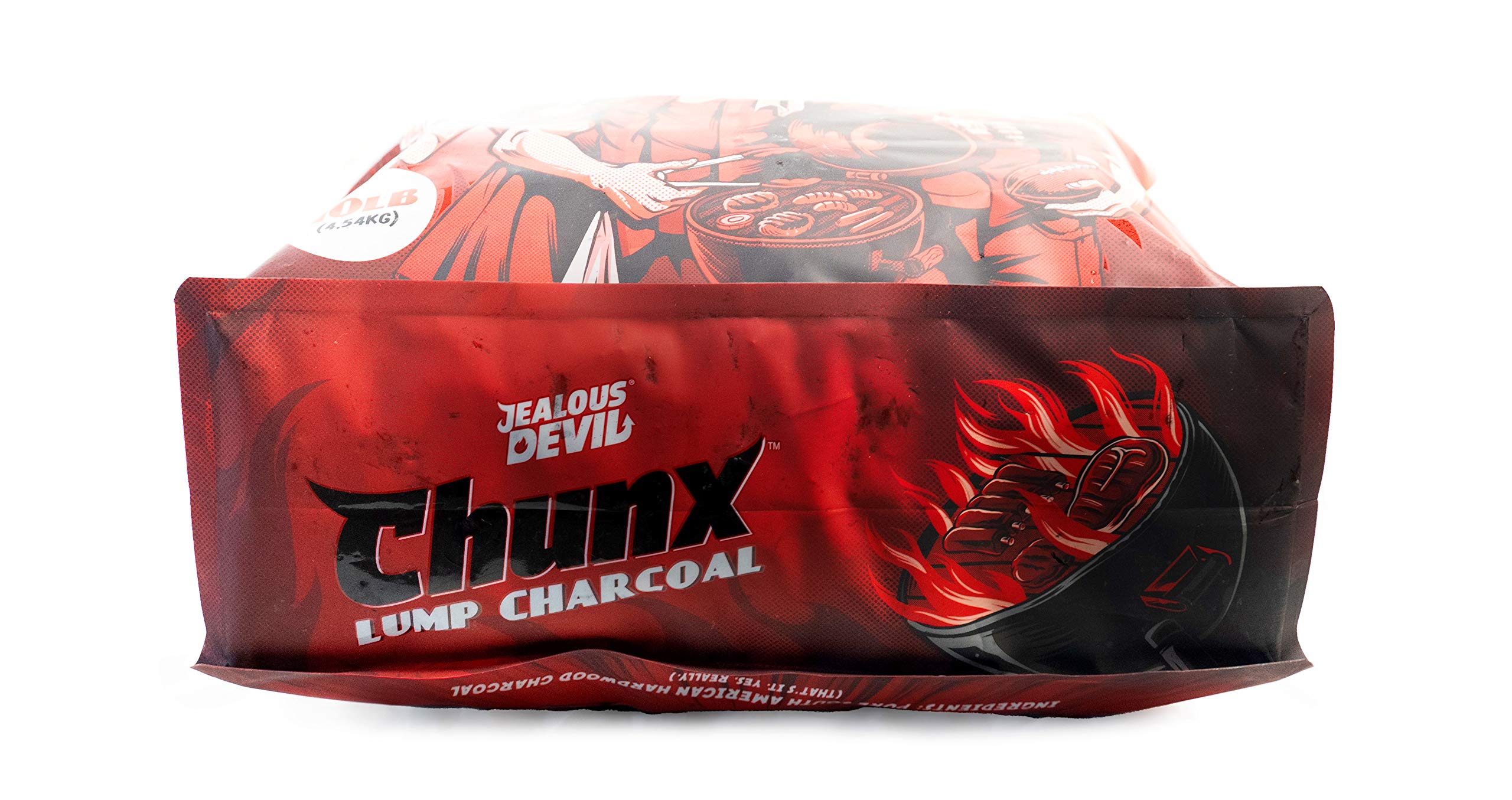 All Natural Jealous Devil Hardwood Lump Charcoal (1-10lbs Bag)