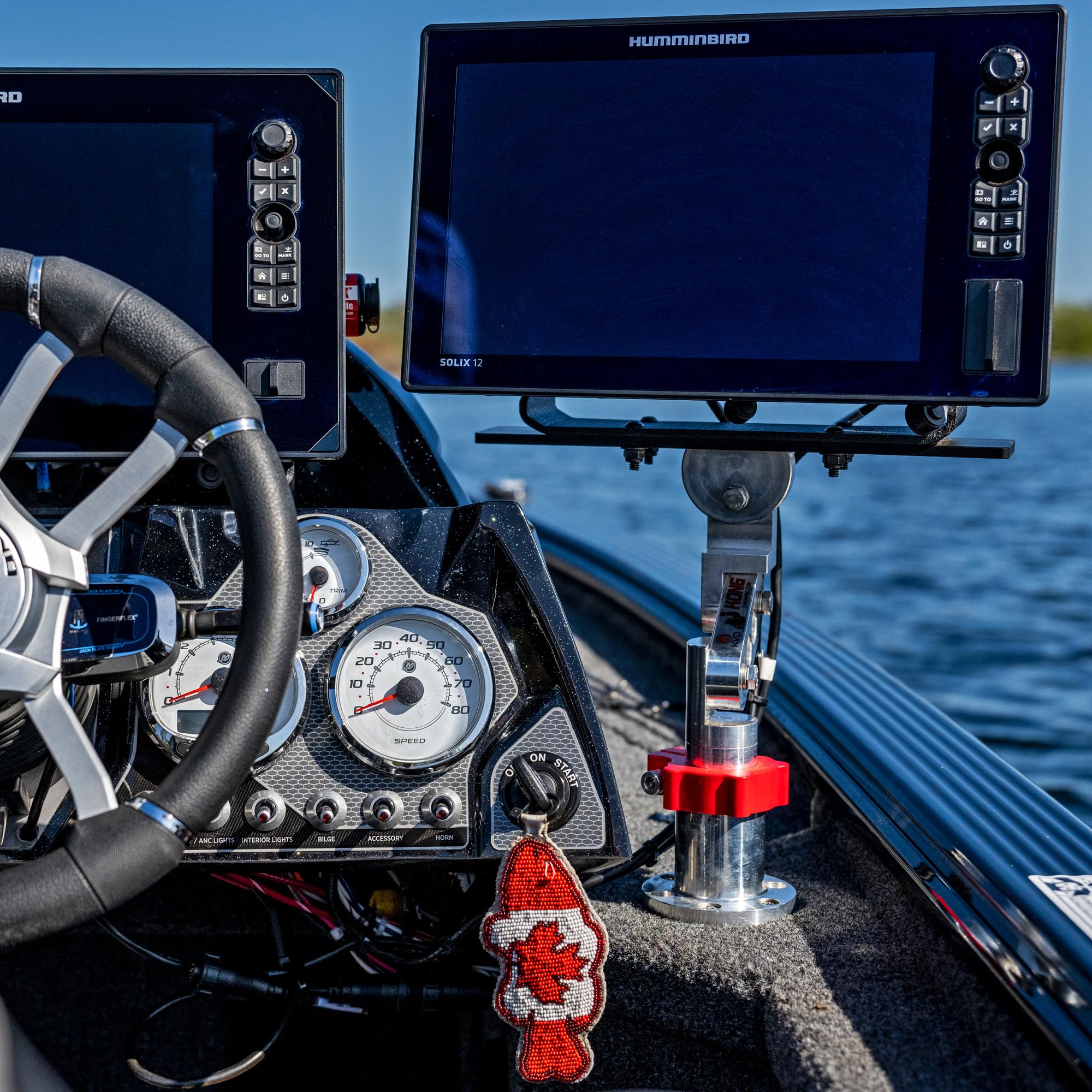 KVD Kong TH Marine SKLK-KONG-1-DP Extreme Electronics Mount, Medium, Metal