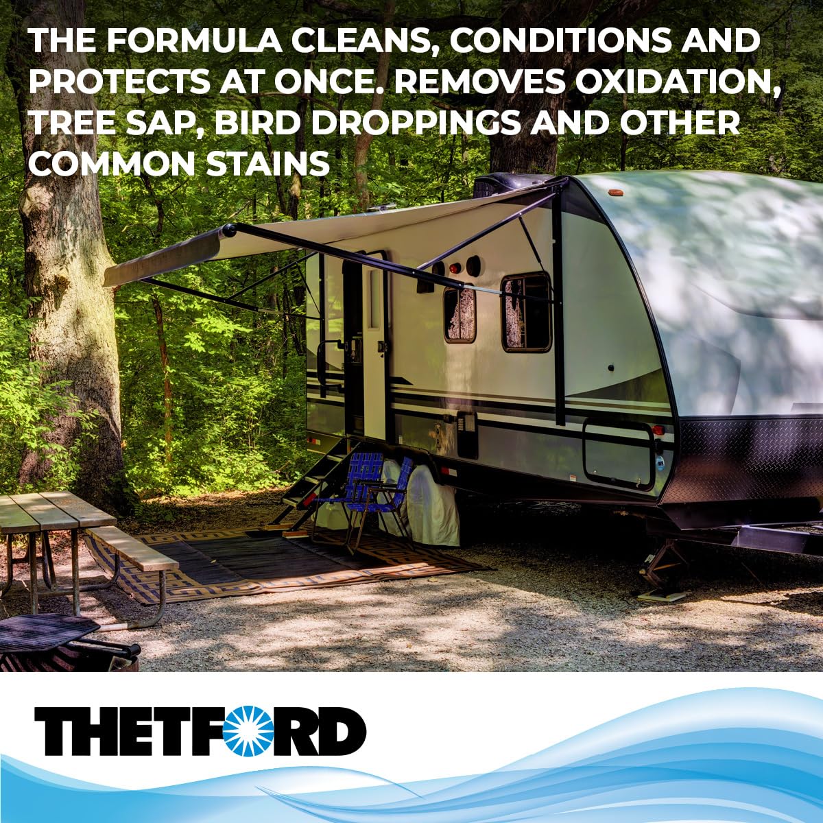Thetford Premium 32512 RV Rubber Roof Cleaner and Conditioner-32, 32 fl. oz