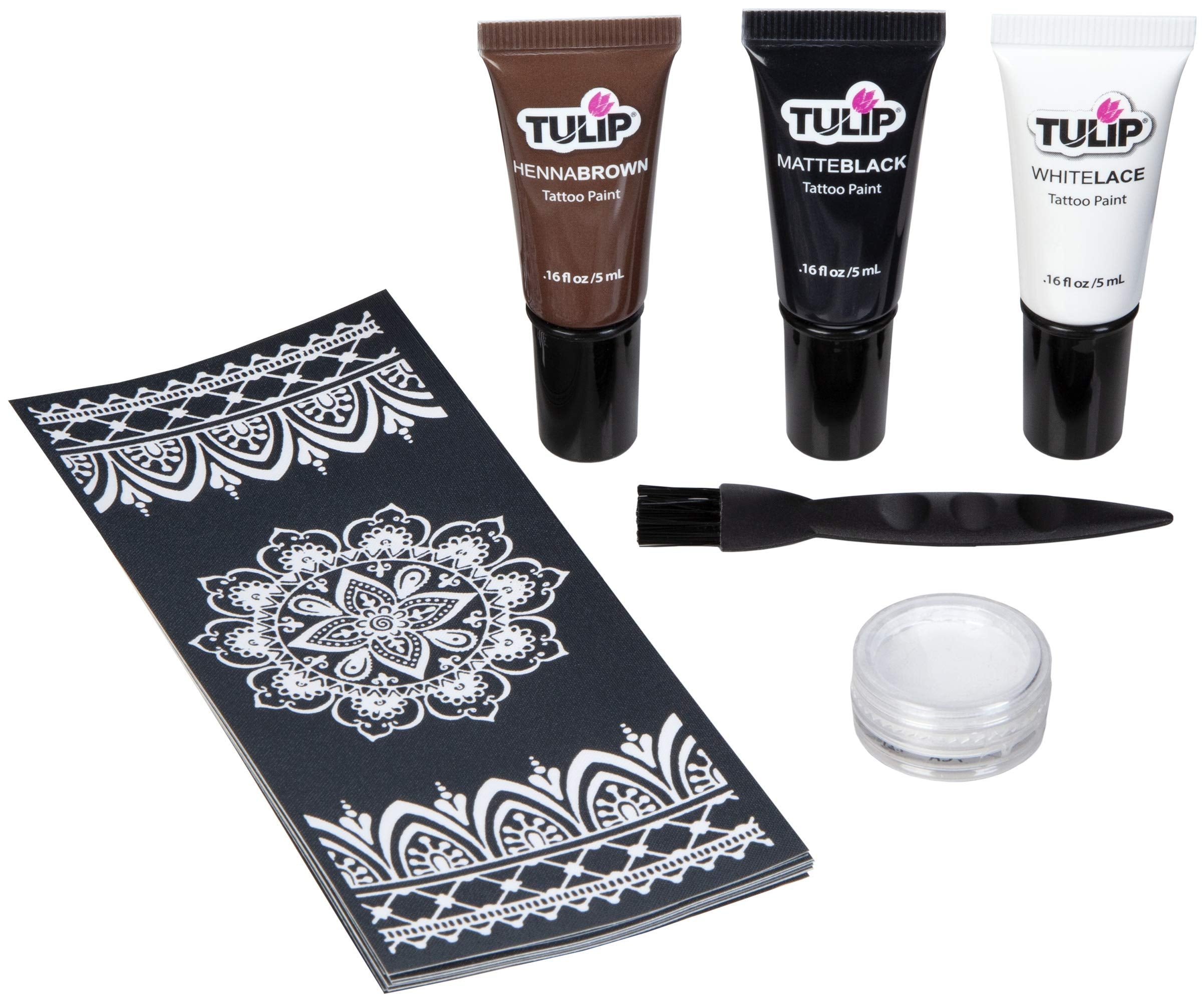 Ultimate Henna Tattoo Kit, Tulip Body Art, Temporary Tattoos, Body Art Stencils