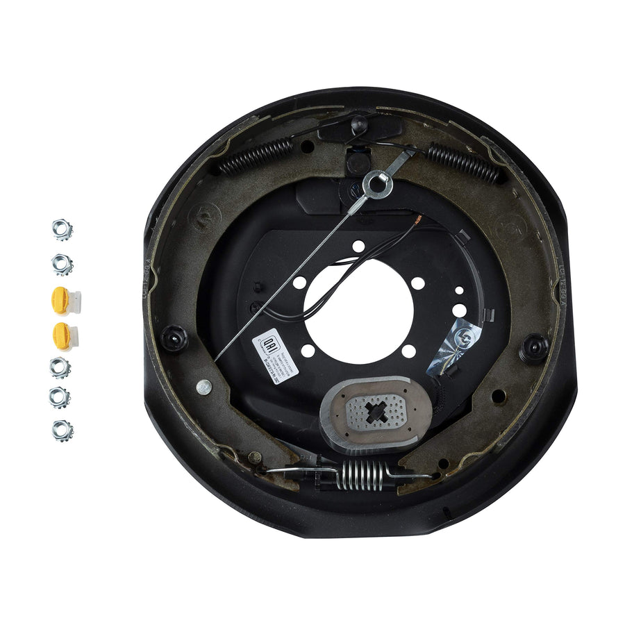 Lippert Components Self-Adjusting Forward Brake Assembly for Right Side 12" x 2", 4,000-7,000 lbs. Capacity, for 14.5", 15", 16" Wheels - 296652