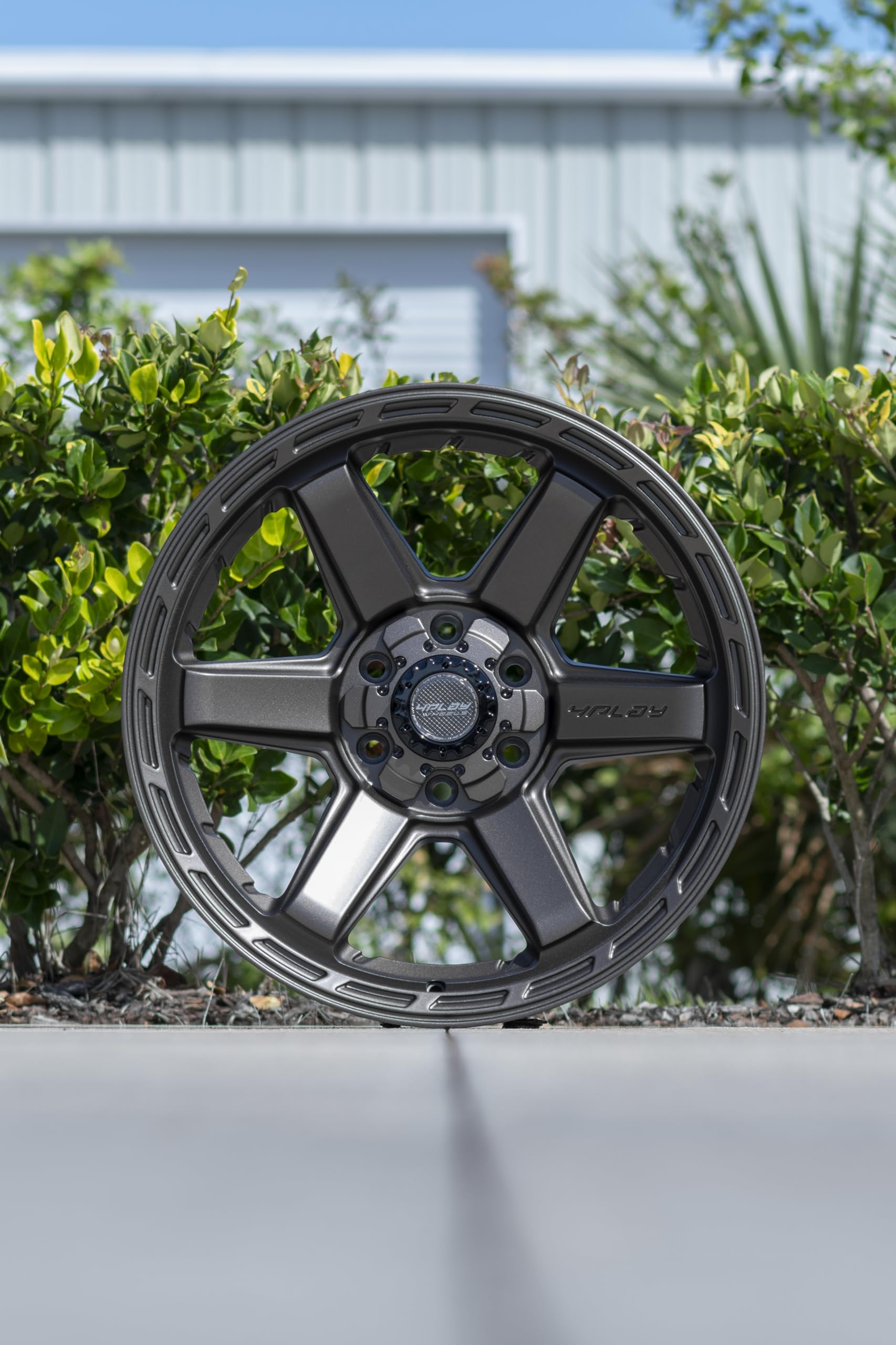 22 Inch 4PLAY Wheels Rim 4P63 Fits 6x135 & 6x139.7 22x10 Satin Bronze (1)