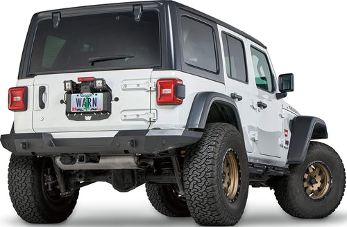 104070 WARN Spare Rear Tire Delete Plate, Fits: Jeep Wrangler JL (2018+)
