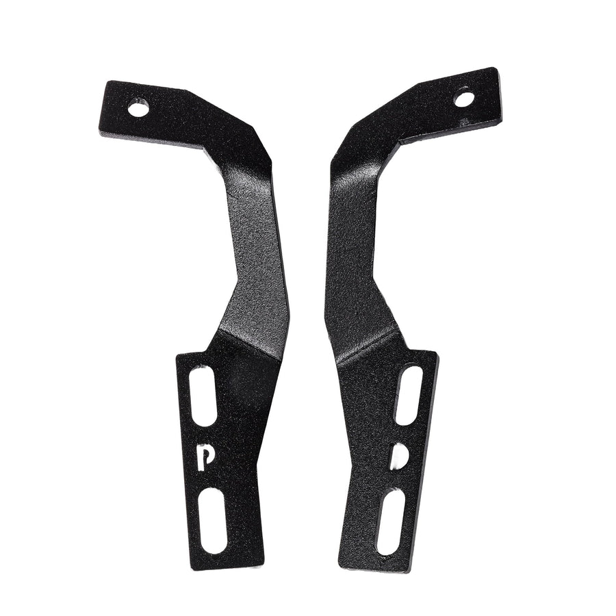 XE Hood Hinge Cube Light Mount Go Rhino | Mild Steel, Textured Black | 732305T | Fits 2010-2022 Lexus GX460, SUV