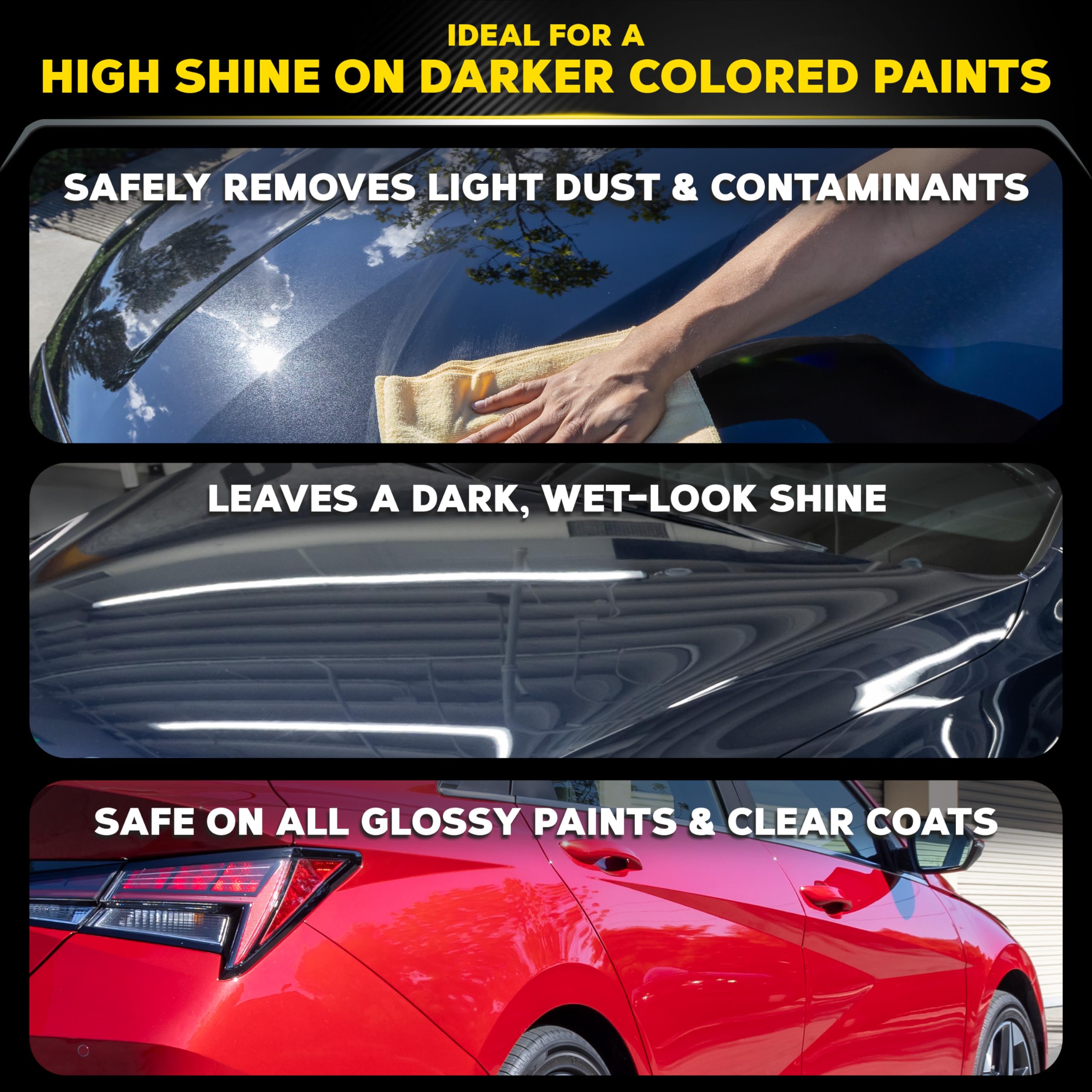 Meguiar's High Gloss Gold Class Premium Quik Detailer, High Lubricity Automotive Quick Detailer Spray that Preserves Wax and Leaves a Deep Dark Shine, 24 Oz Spray Bottle