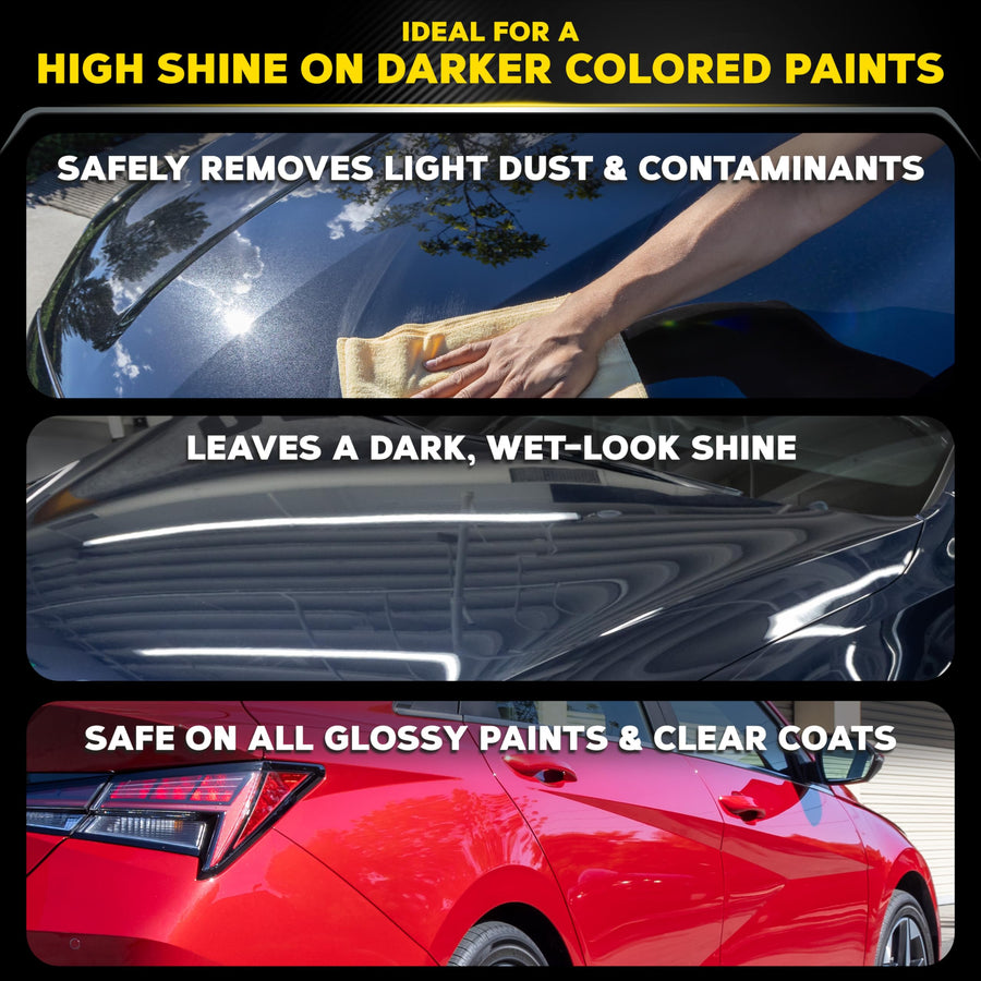 Meguiar's High Gloss Gold Class Premium Quik Detailer, High Lubricity Automotive Quick Detailer Spray that Preserves Wax and Leaves a Deep Dark Shine, 24 Oz Spray Bottle