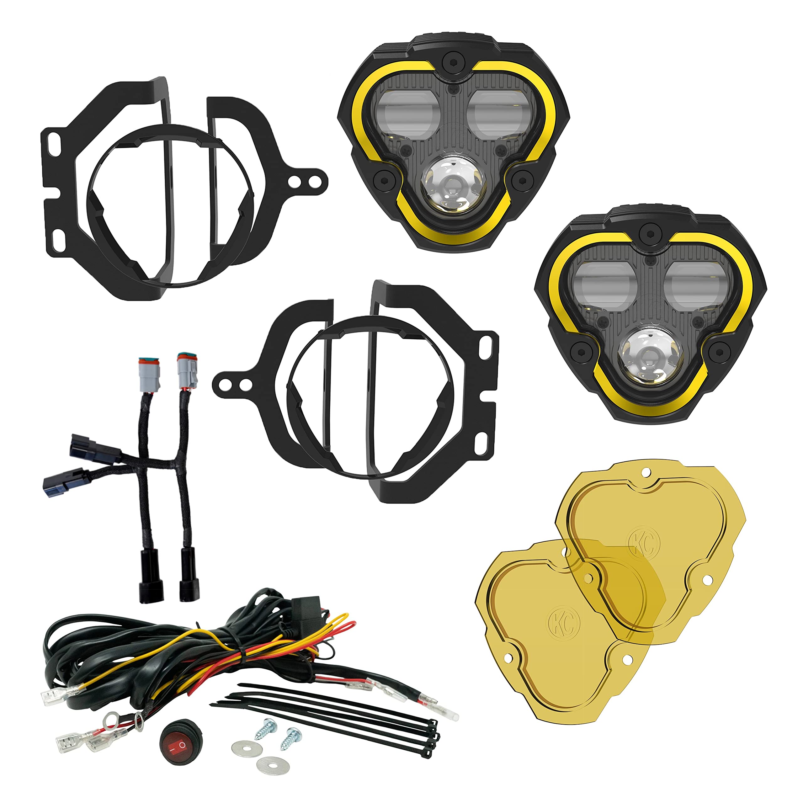 3 FLEX ERA® Dual Mode SAE Fog Lights - 2-Light Master Kit JL/JT Sport Bumpers