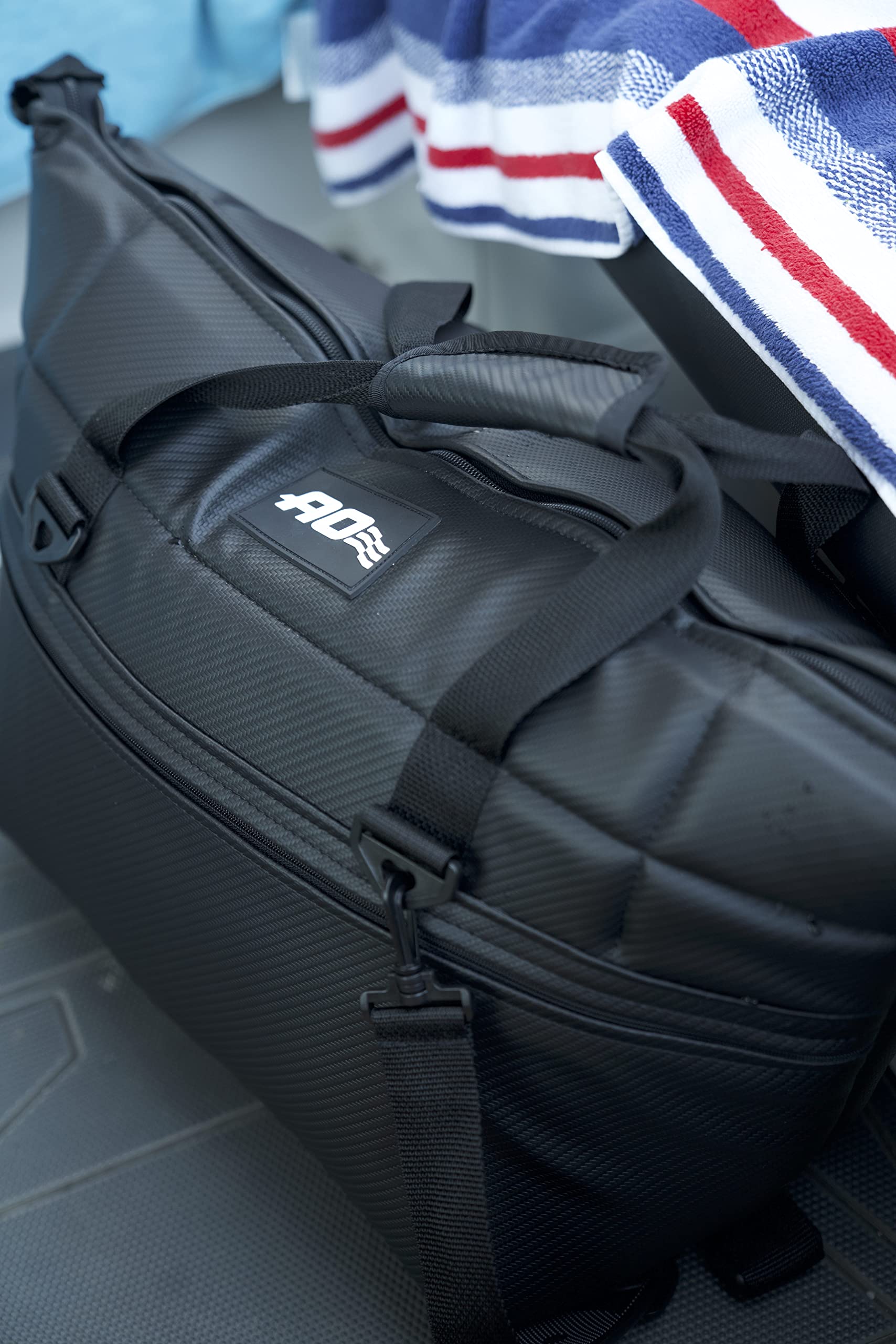 AO Coolers Carbon Expedition Soft Cooler with High-Density Insulation, Silver, 12-Can
