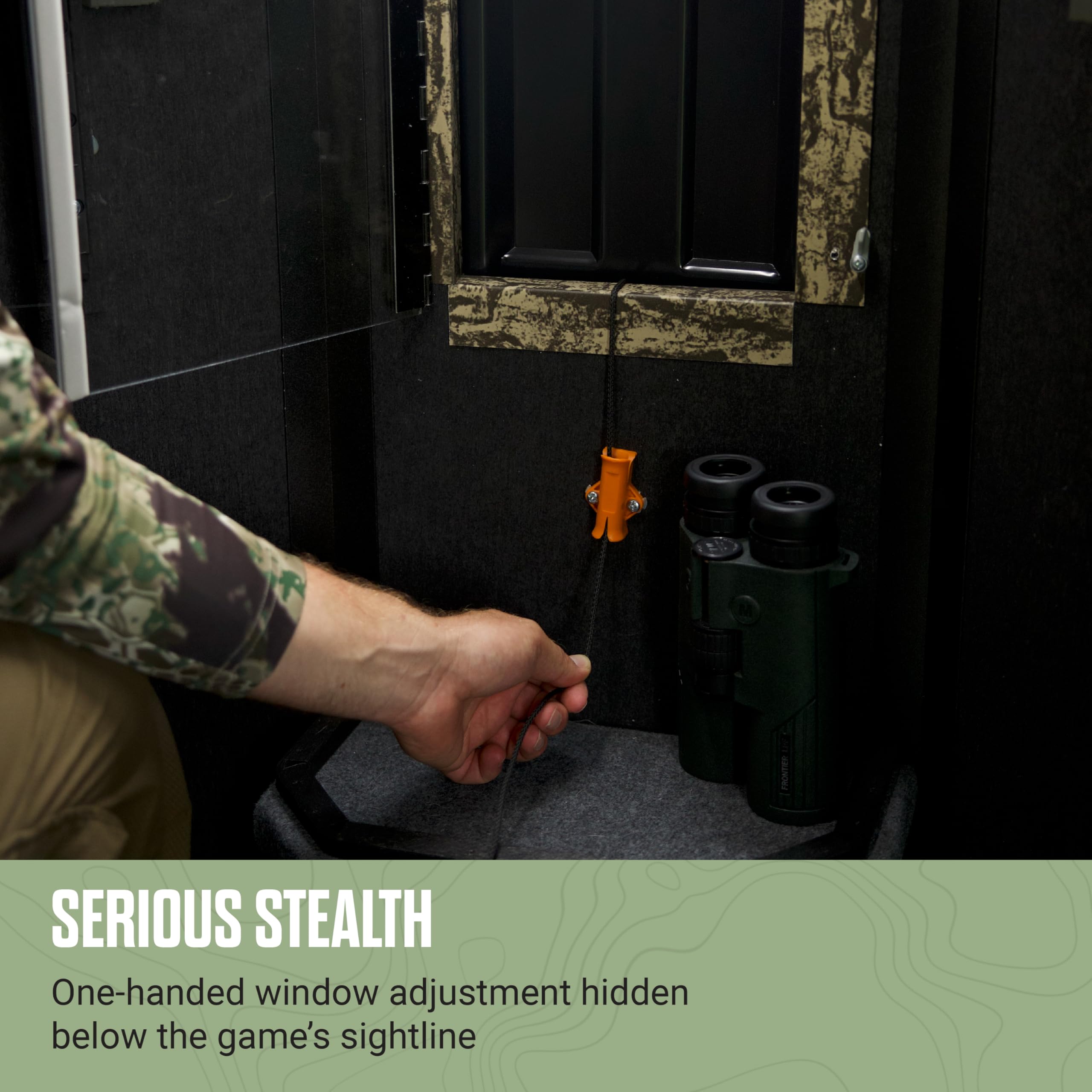 Shadow Hunter DIY Hunting Blind ShadowView Bow Window Kit, Includes Blackout and Scent Free Protection, 2-Pack