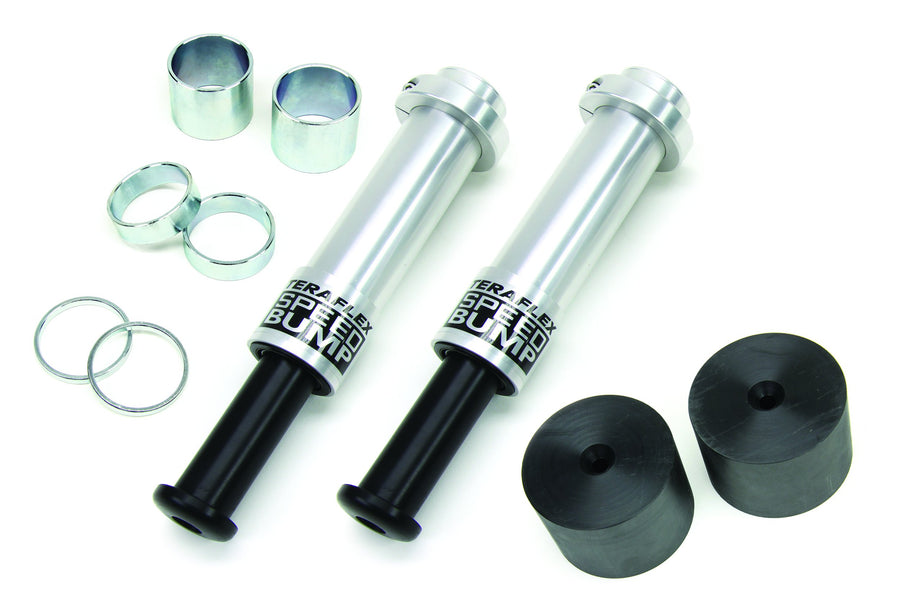 TeraFlex JK Front Speedbump Kit 1958601 (For 6" of Lift with 2.5" Tall Strike Pad, Adjustment Spacers), 1 Pack