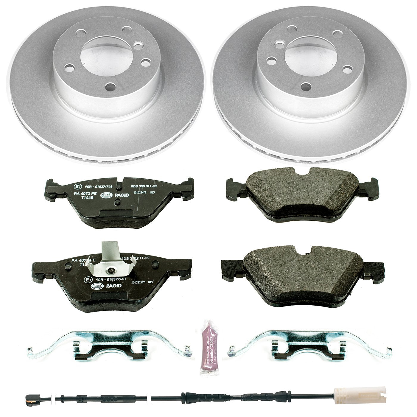Euro-Stop Power Stop ESK6346 Brake Kit Front For BMW 128i 2010-2013 [Model Specific]
