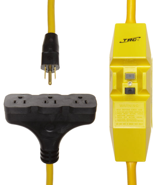 25' CORD,GFCI 120V/15A IN LINE TRICORD