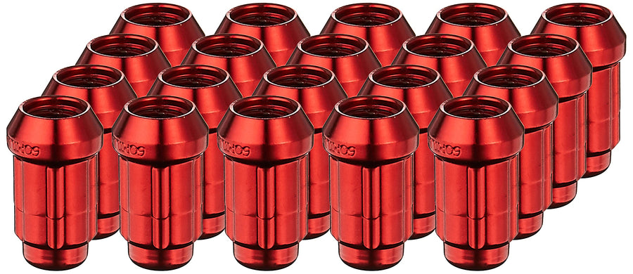 Gorilla 21133RD Automotive Small Diameter Acorn Red 5 Lug Kit (12mm x 1.50 Thread Size) - Pack of 20