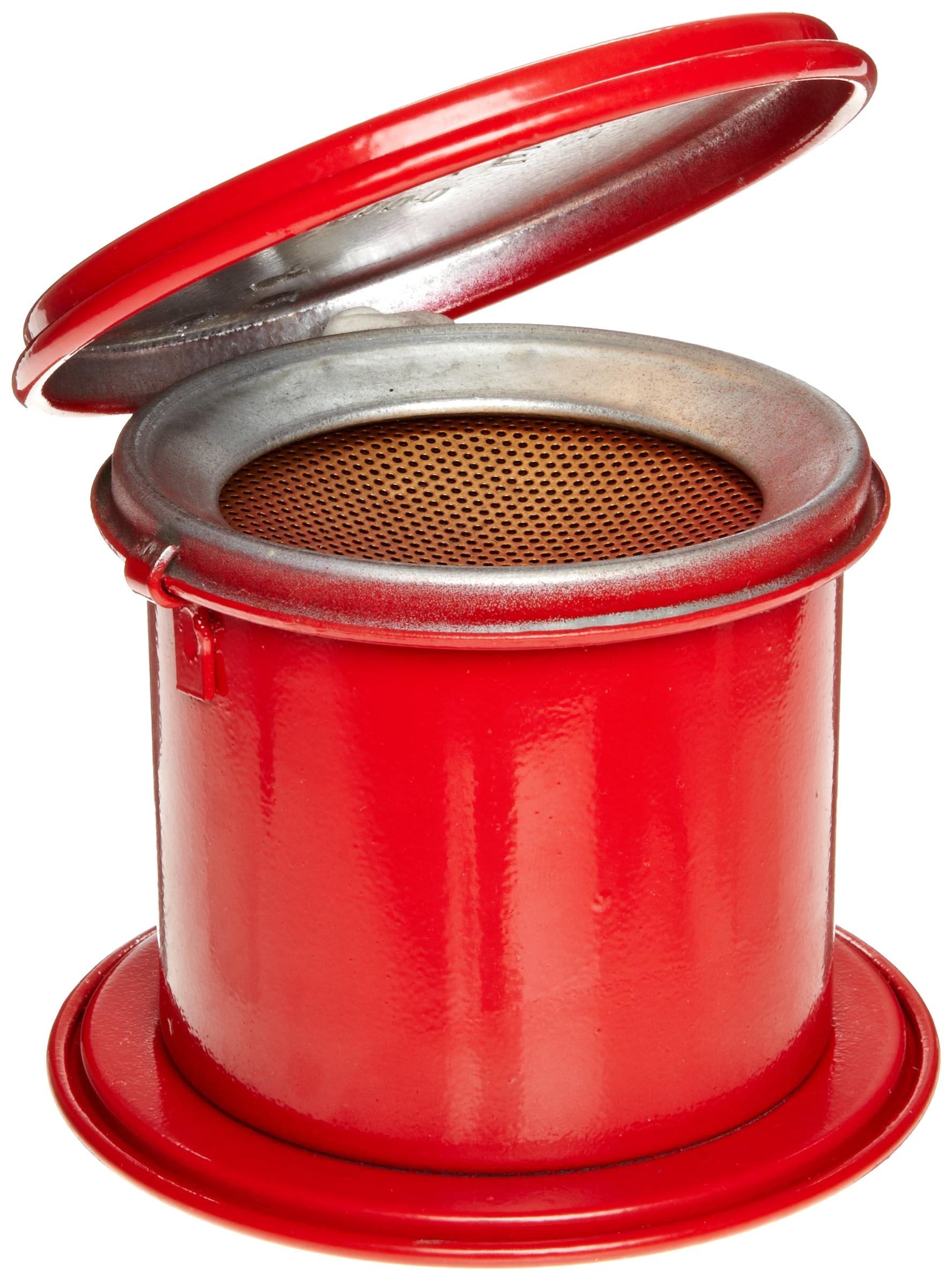 B-600-D Eagle Daub Galvanized Steel Safety Can, 1/2 Quart Capacity, Red