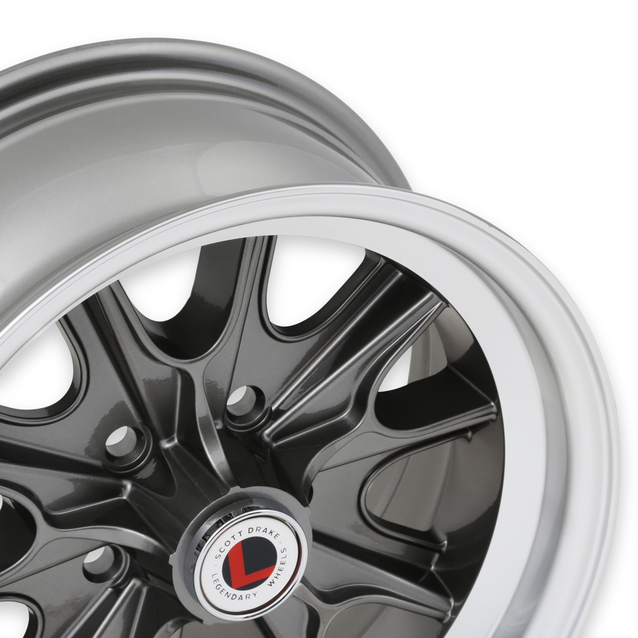 15X7 Legendary Wheel - 'Hb5' Alloy Rim-5Lug-Char (LW90-50754B)