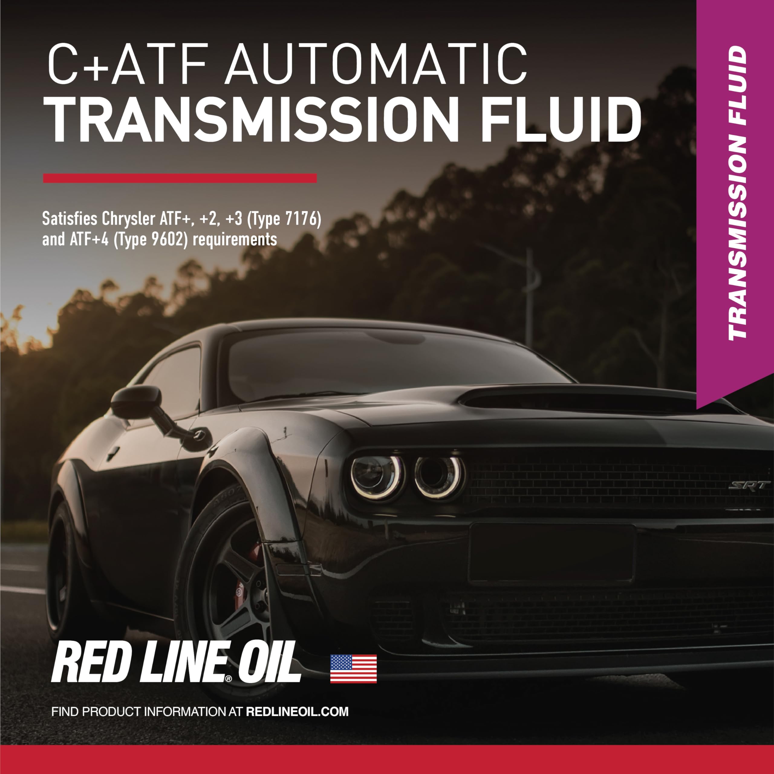 Full Synthetic C+ Automatic Transmission Fluid (ATF) Red Line 30604 - 1 Quart