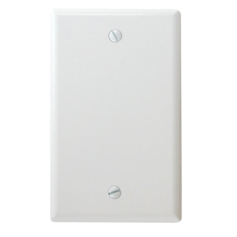 White Diamond Group Blank Wall Plate 52489