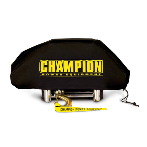 Weather-Resistant Champion Power Equipment 18035 Neoprene Storage Cover for Winches 8000-12,000 lb.