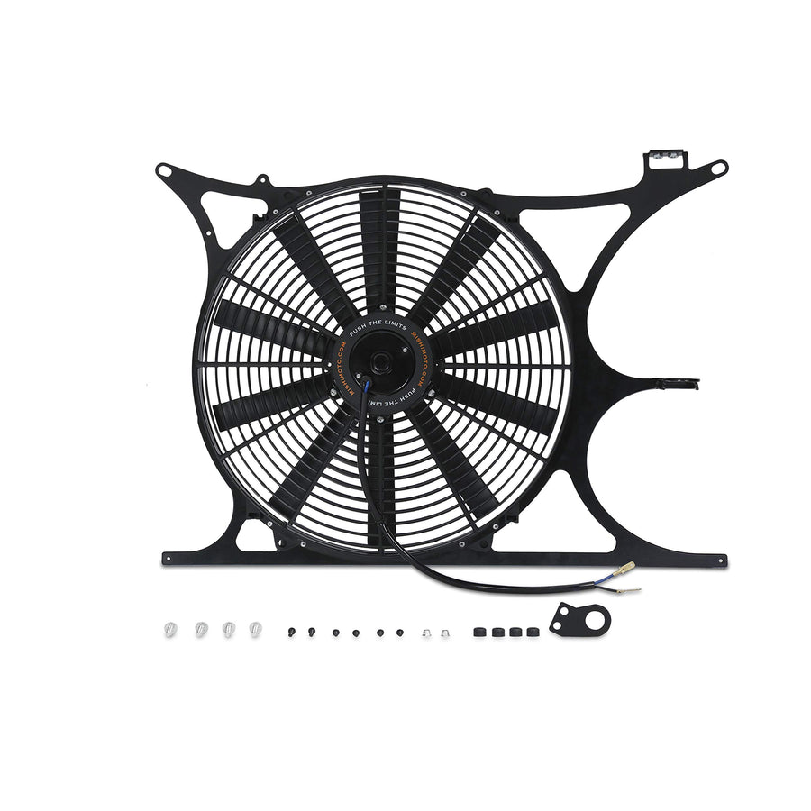 Mishimoto Performance Aluminum Fan Shroud w Probe MMFS-E36-92PPROBE Fits BMW E36 3-Series 1992-1999 Black