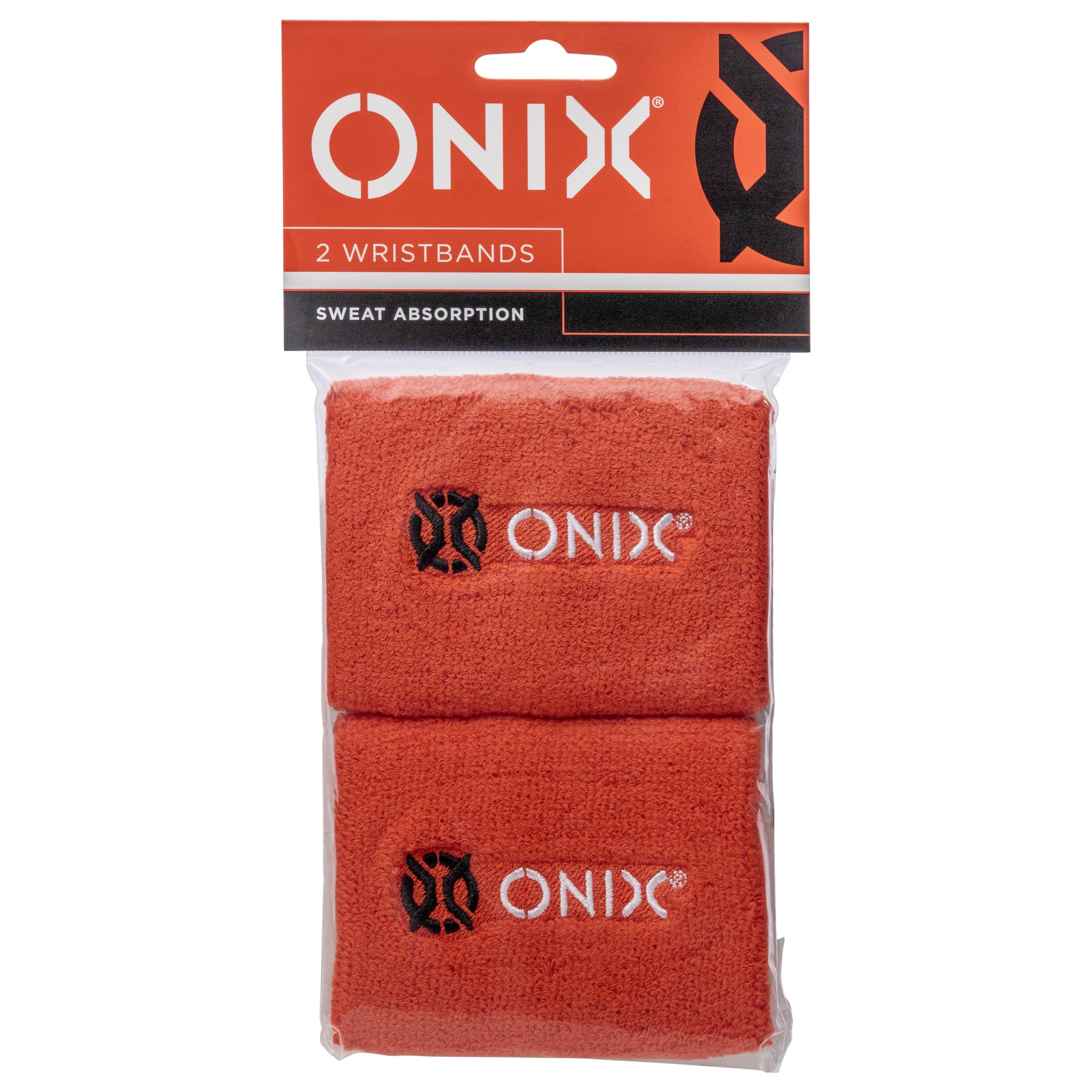 Orange Onix Pickleball Sweat Absorption Wristband