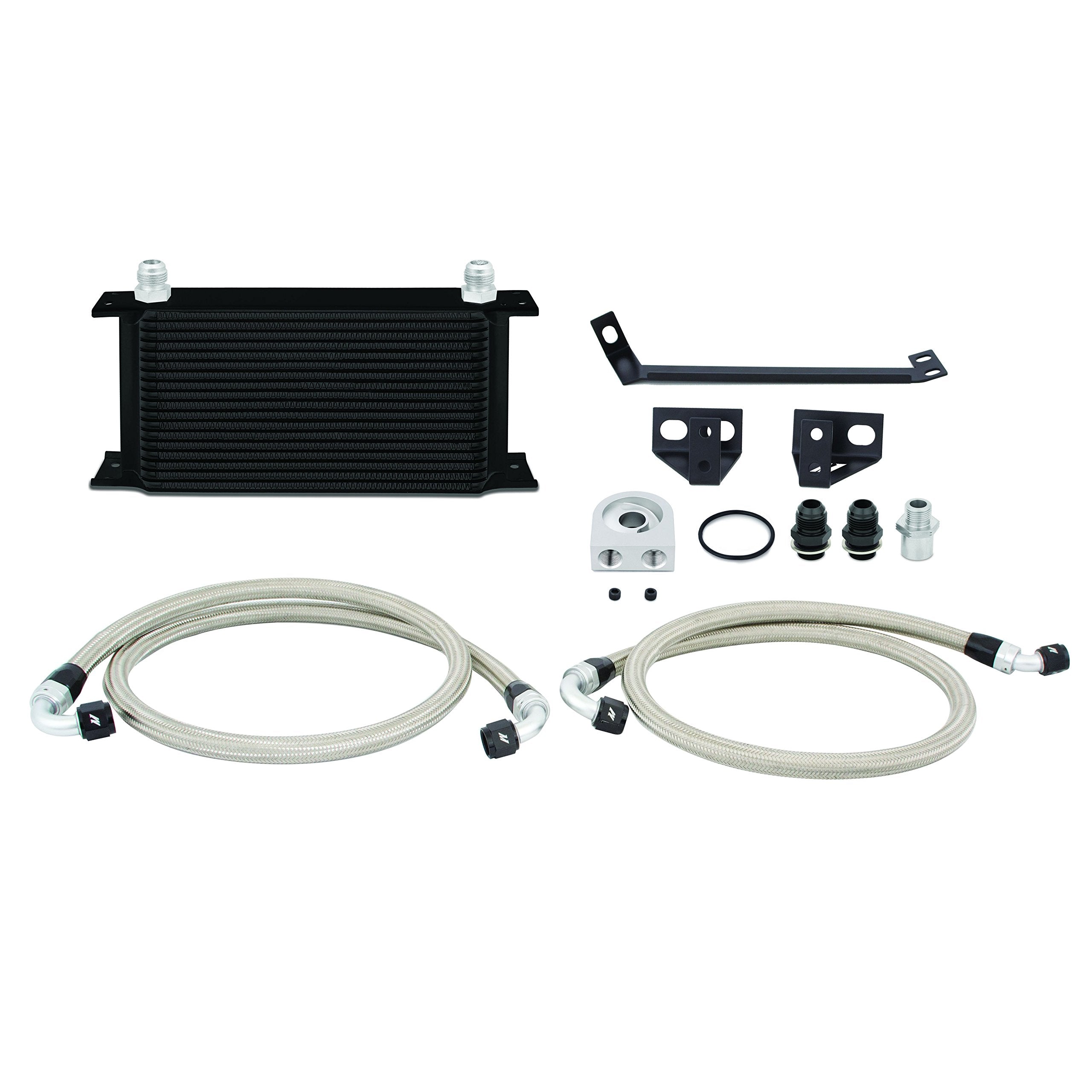 Mishimoto Oil Cooler Kit MMOC-MUS4-15BK Fits Ford Mustang EcoBoost 2015+ Black