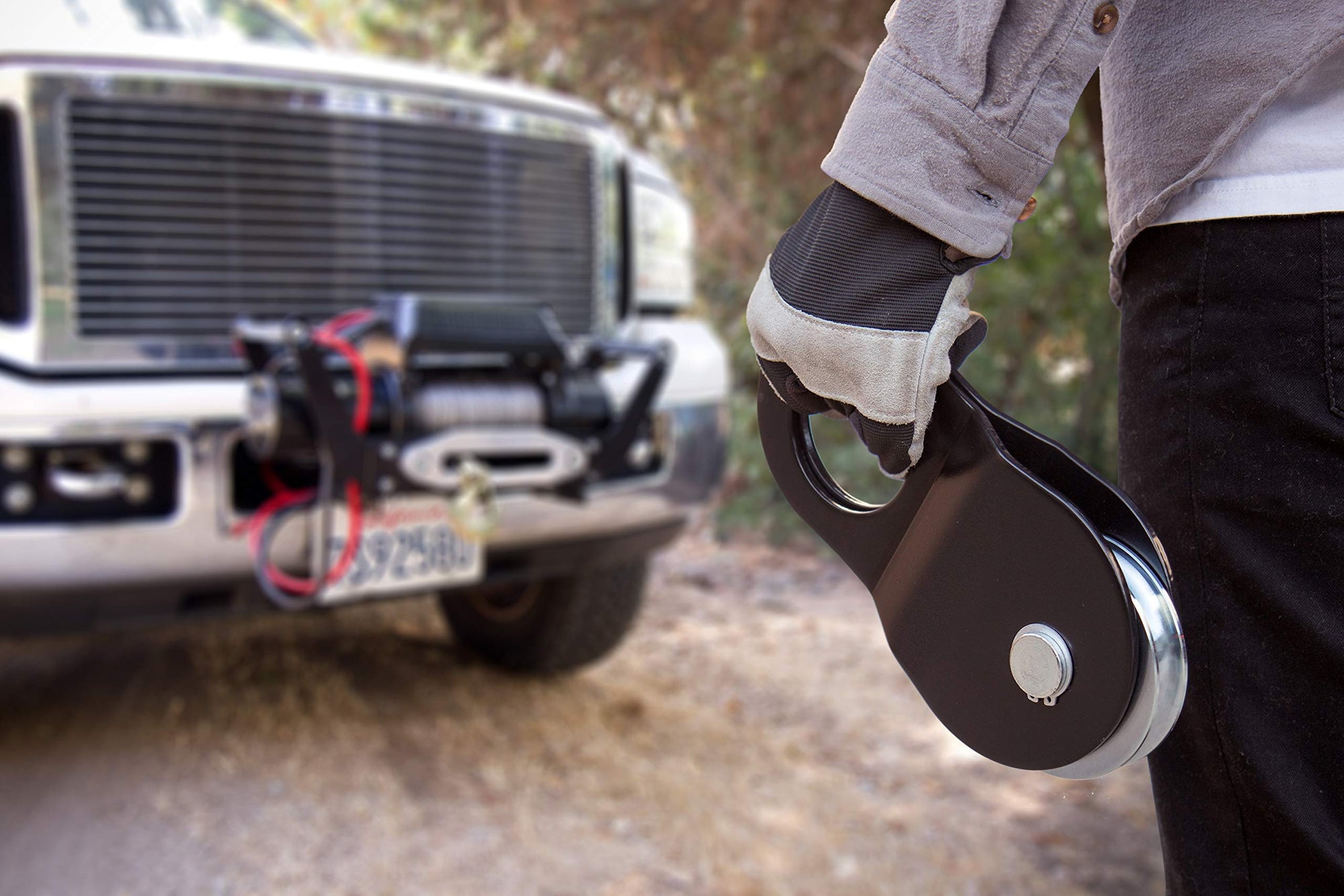 C11003 Champion Power Equipment Snatch Block, 15,000 lb.