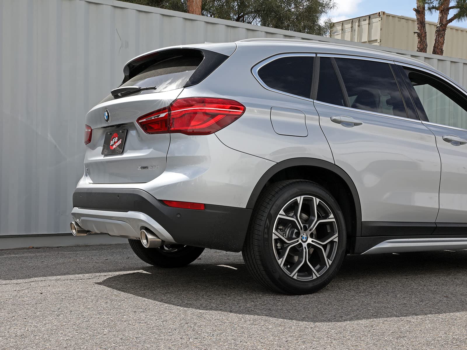 MACH Force-Xp aFe Power 49-36349-P 3 to 2-1/2 IN Stainless Steel Axle-Back Exhaust w/Polished Tip, fits BMW X1 (F48) 15-21 L4-2.0L (t)