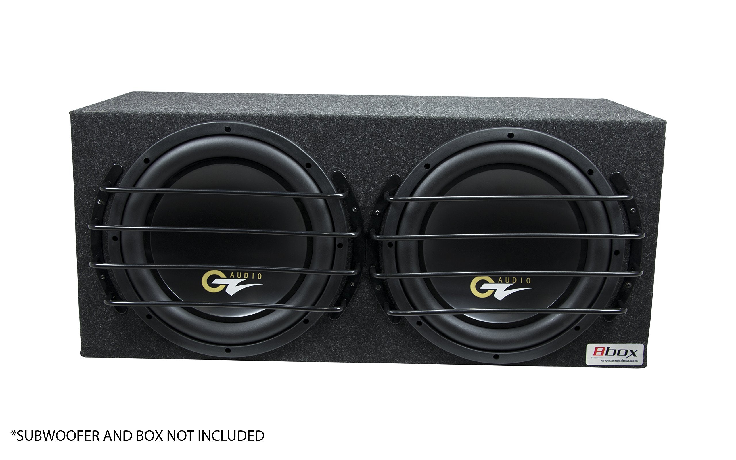 10GB Atrend 10" Subwoofer Black Grill Pair
