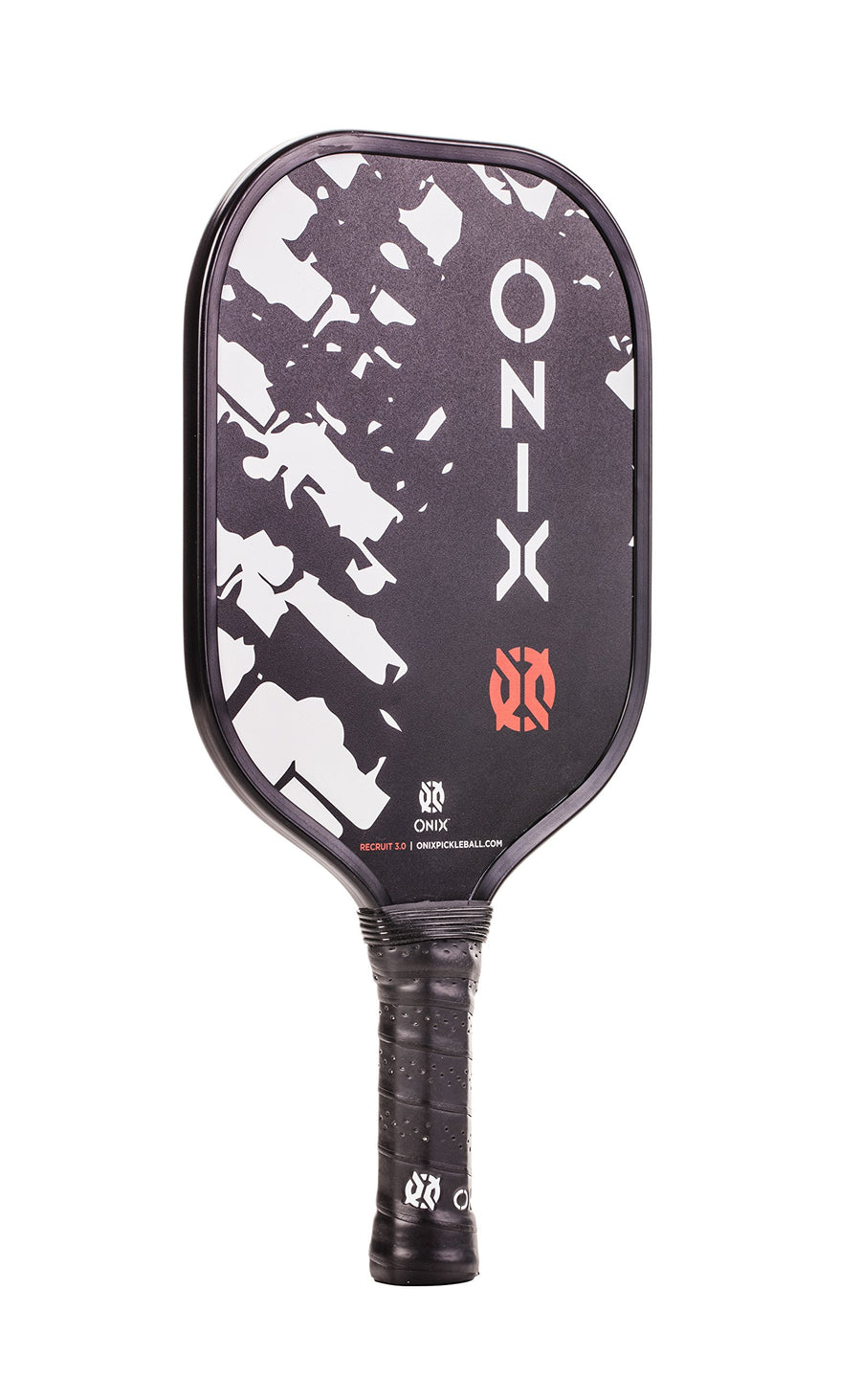 Recruit Onix 3.0 Oversized Polypropylene Core Pickleball Paddle For All Ages and Skill Levels, Black