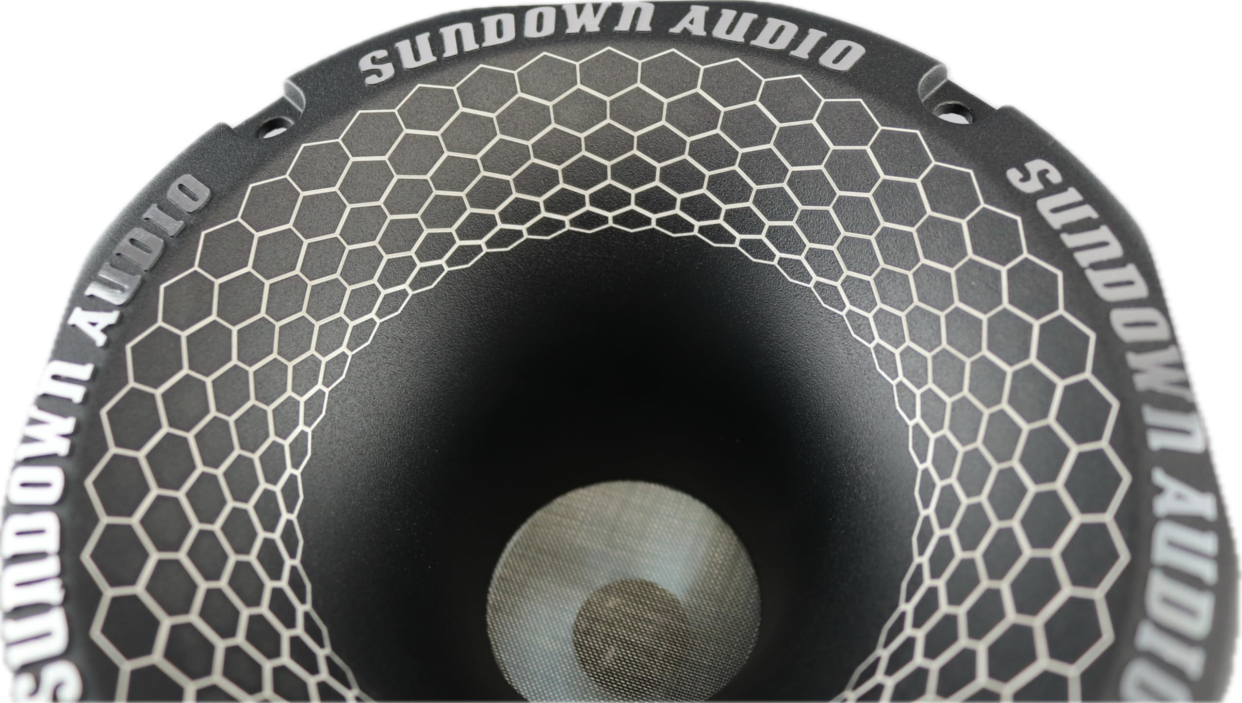 2" Throat Sundown Audio SHFST Super Horn Driver - 80W RMS (160W Program) 4 Ohm Ferrite Compression Driver - Titanium Diaphragm, Die-Cast Aluminum Horn - 115dB Sensitivity - 1-20kHz