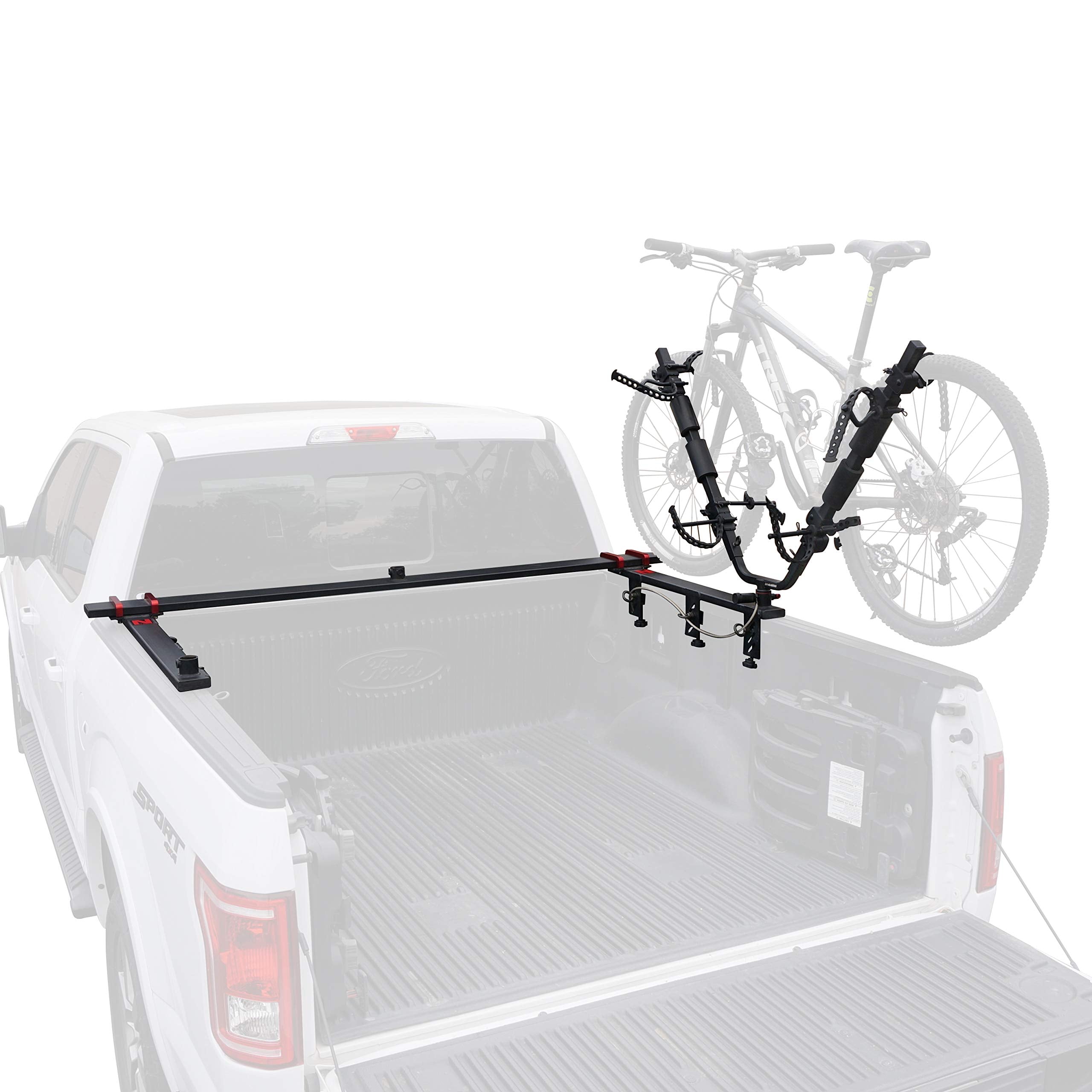 Let's Go Aero V-Rack Three-Quarter Nelson, 2-Bike Carrier Truck Bed Mount (Expandable to 6 Bike)