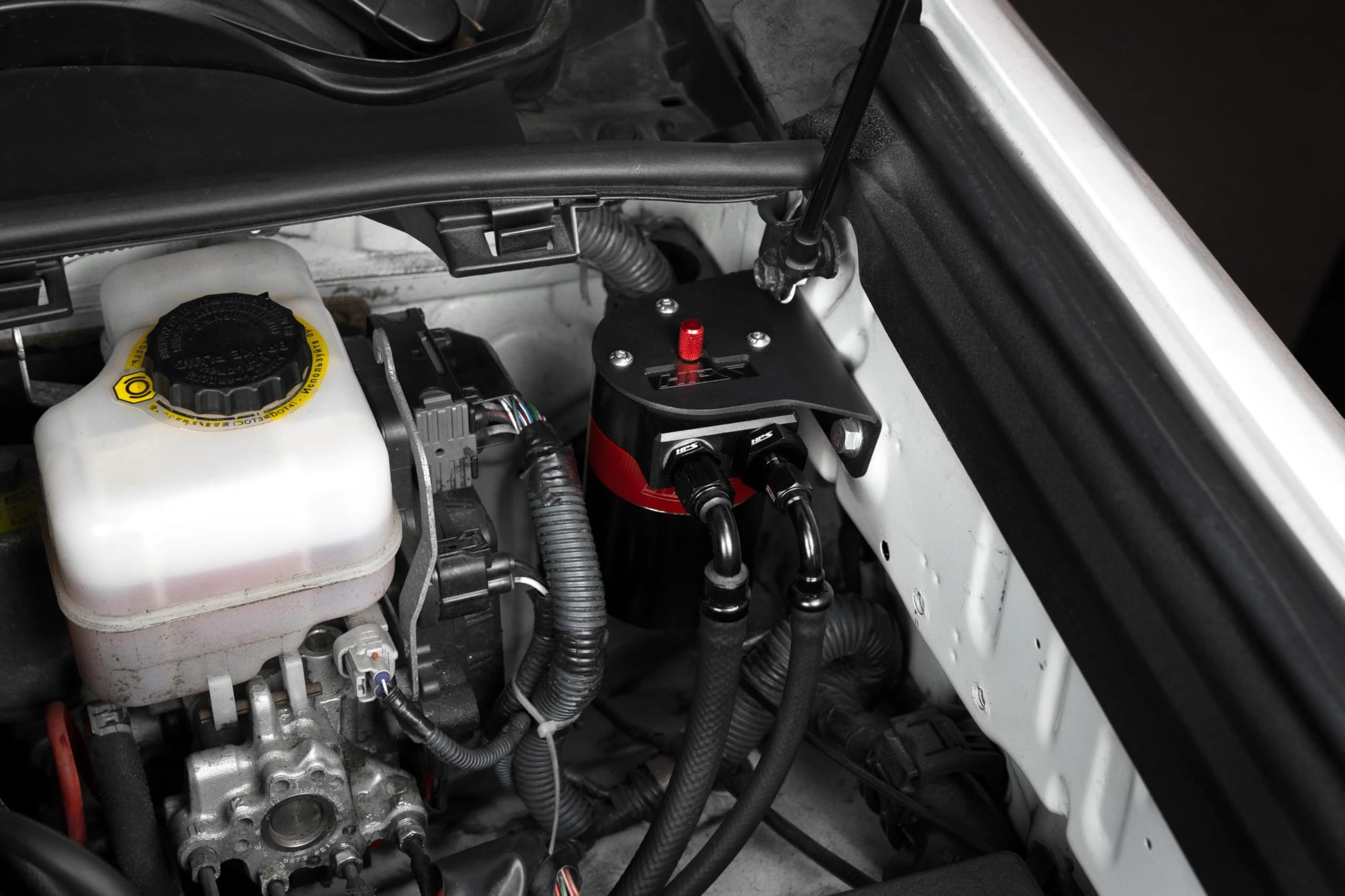 HPS Oil Catch Can Kit Aluminum Compatible for 2010-2024 Toyota 4Runner 4.0L V6, 860-010