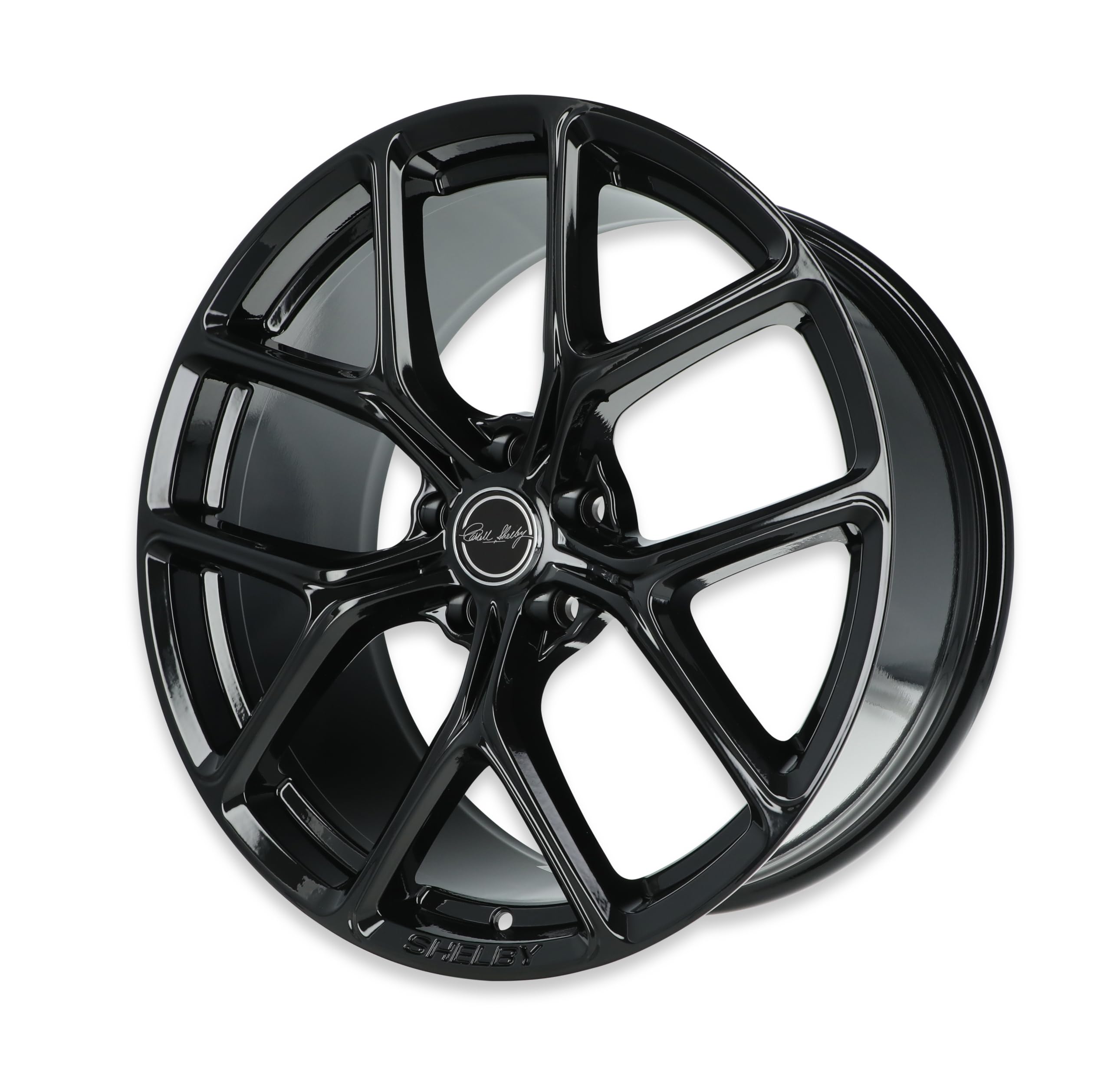 CS3-295430-B Carroll Shelby Wheels - 20 x 9.5 in. - 5 x 114.3-40mm Offset - Gloss Black