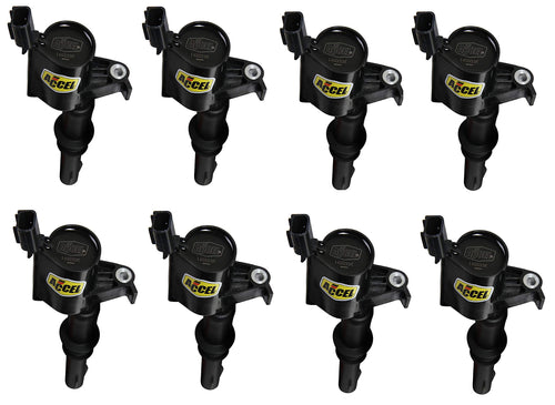 SuperCoil ACCEL 140033K-8 Ignition Coil - Black - 8-Pack
