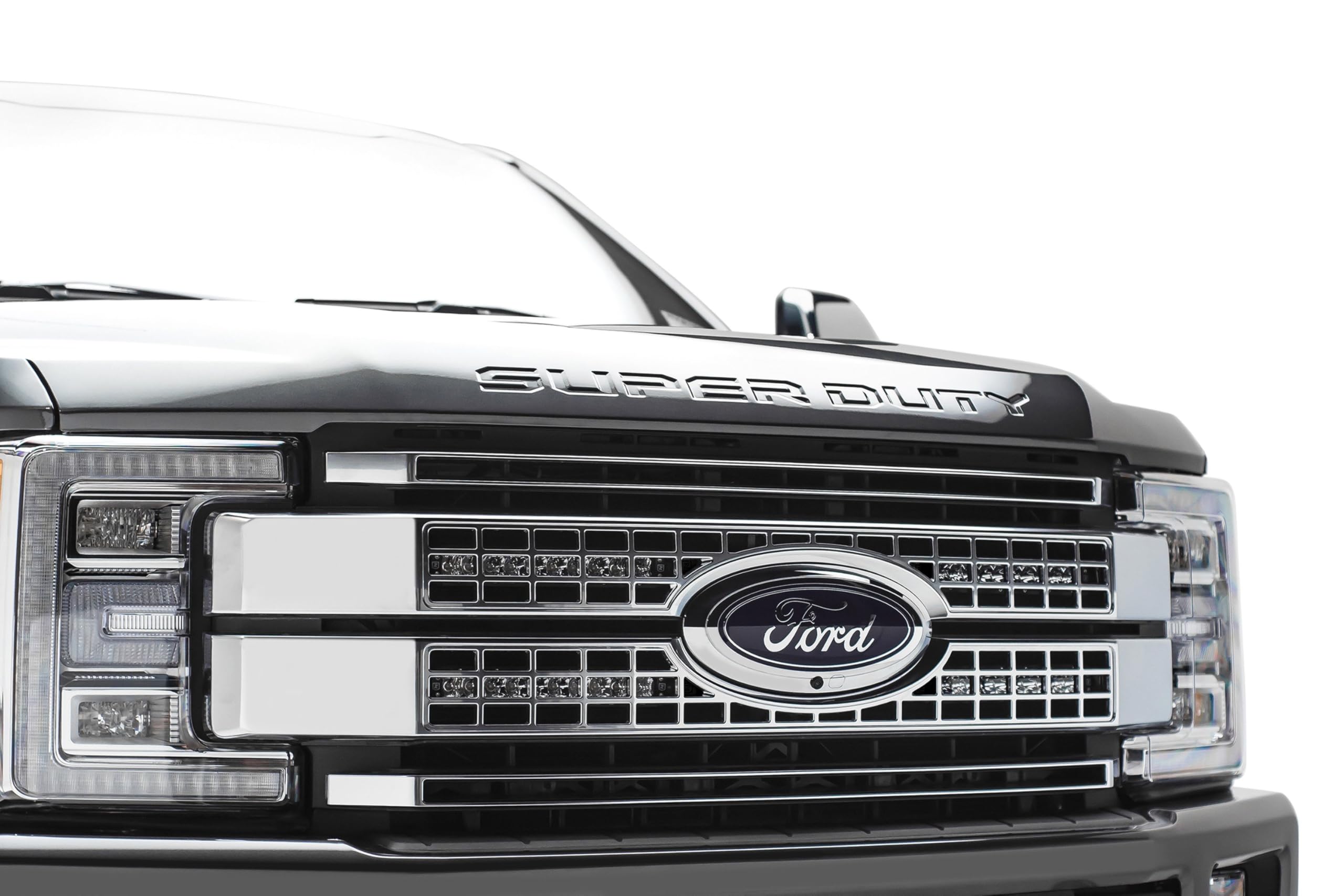 ZROADZ OEM Grille Kit Z415371-KIT (Black Top), Black