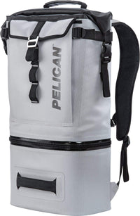 Dayventure Pelican Backpack Soft Cooler (Light Grey) | Water-Resistant, Tear-Proof Outer Shell | Padded Shoulder Straps