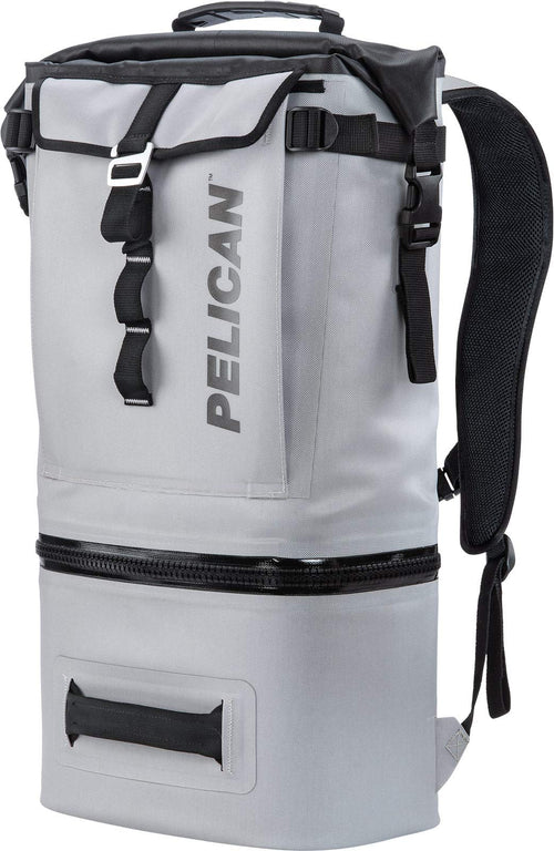 Dayventure Pelican Backpack Soft Cooler (Light Grey) | Water-Resistant, Tear-Proof Outer Shell | Padded Shoulder Straps