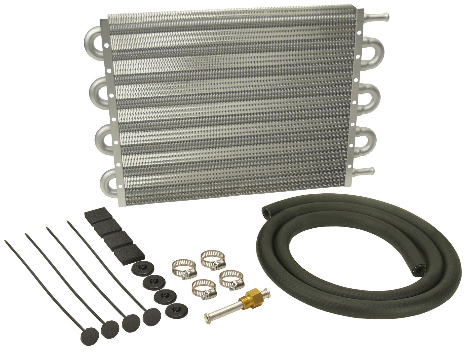 Derale 6000 Series Transmission Oil Cooler, Silver 12904
